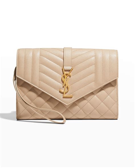 quilted ysl clutch|ysl clutch bag saweetie.